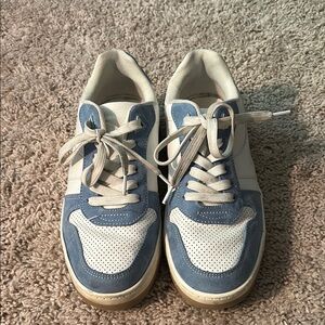 Fabletics Blue and White Women's Sneakers